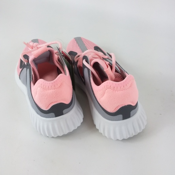 Adidas Run Lux Clima Size 7 Peach Gray - Picture 3 of 5